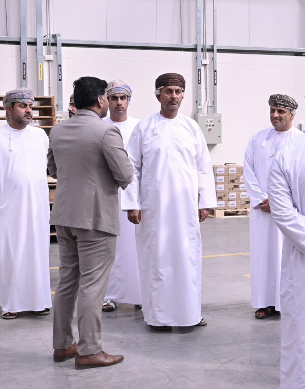 HE Dr. Ali bin Masoud Al Sunaidy, President of the Public Authority for Special Economic Zones and Free Zones visit Khazaen to discover up-to-date achievements